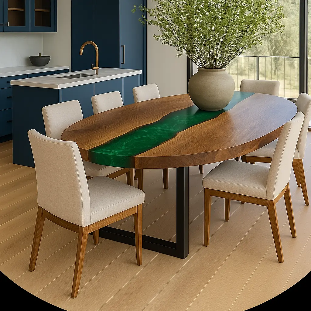 Forest Green Dining Suite